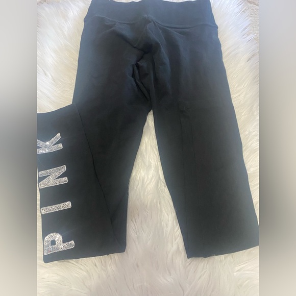 SOLD Victoria Secret Pink Sequin Yoga Leggings - Picture 7 of 8